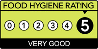 Our food has a very good rating from the UK Food Standards Agency